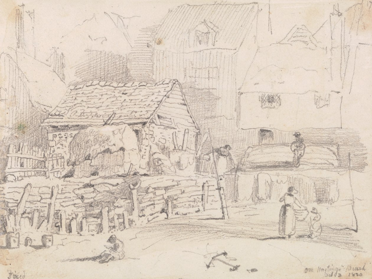 On Hastings Beach, 3 October 1820 by Capt. Thomas Hastings