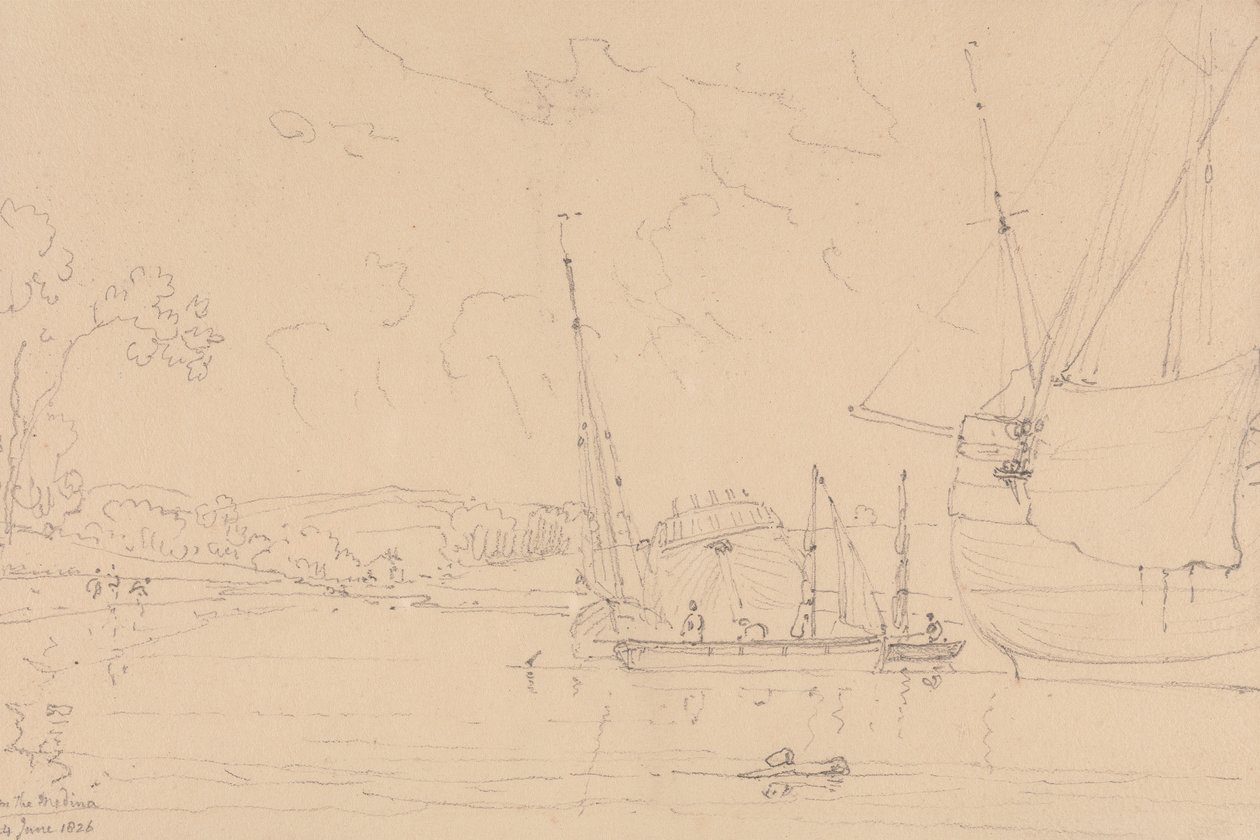 On the Medina, 24 June 1826 by Capt. Thomas Hastings