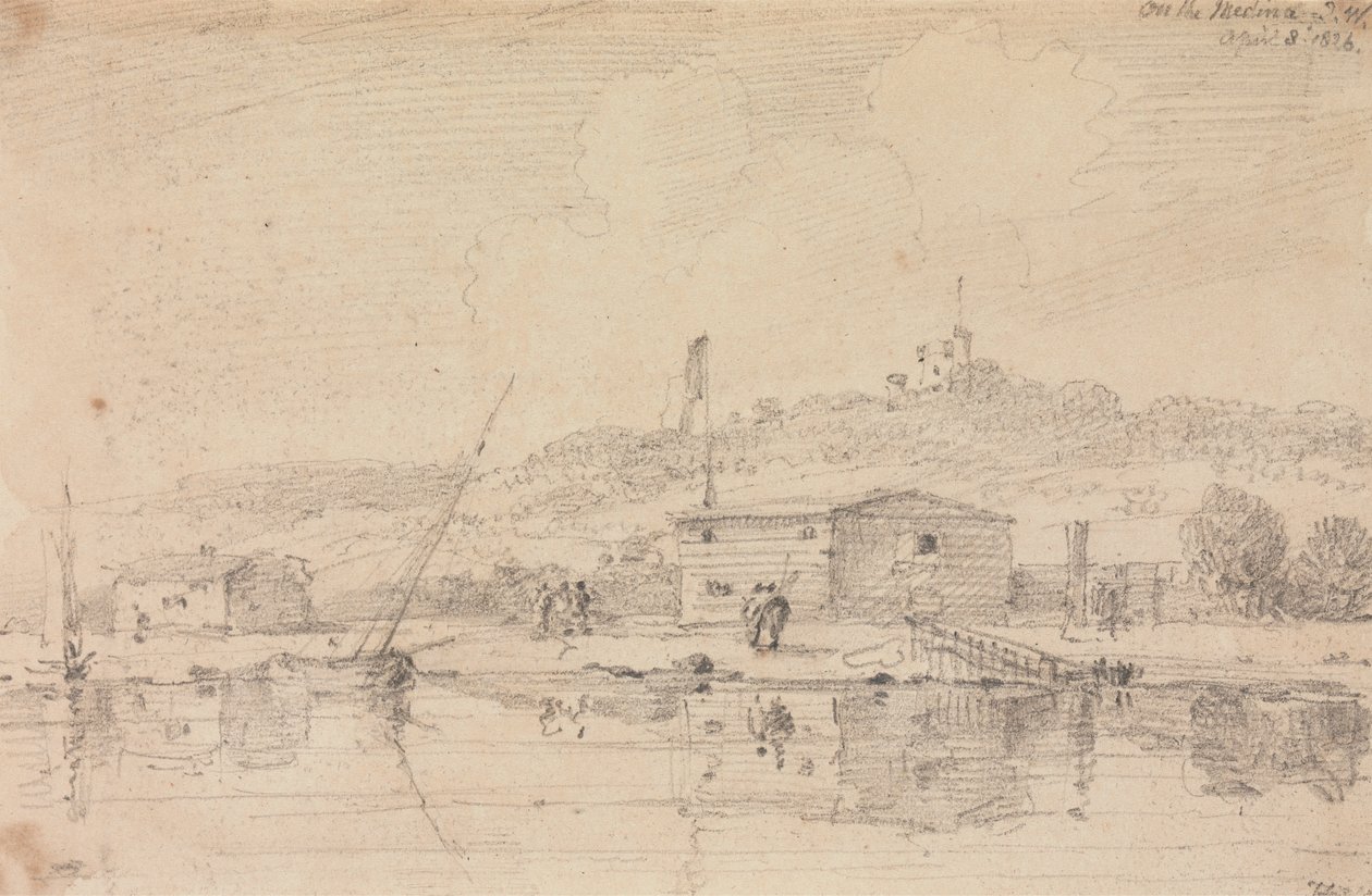 On the Medina, 8 April 1826 by Capt. Thomas Hastings