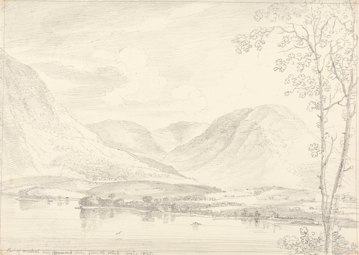 Part of Mellbreak over Crummock Lake, 1 August, 1835 by Capt. Thomas Hastings
