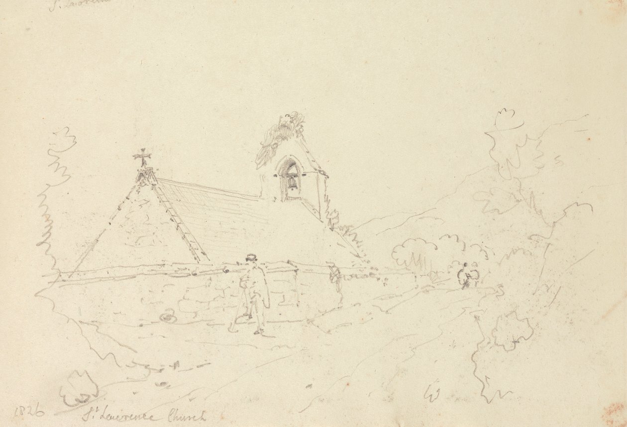 Saint Lawrence Church, Isle of Wight by Capt. Thomas Hastings