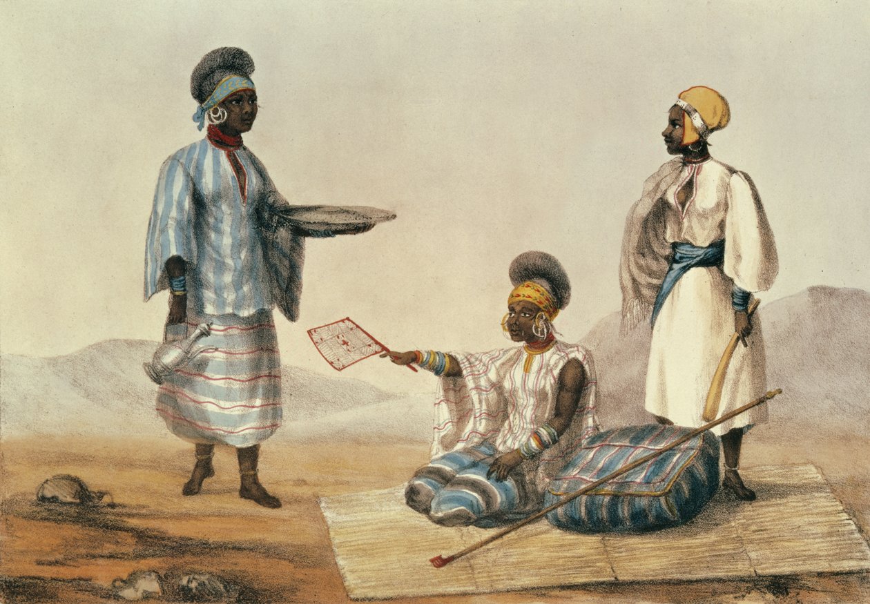 Black People of Soudan, Plate from A Narrative of Travels in Northern Africa Engraved by M. Gauci by Captain George Francis Lyon