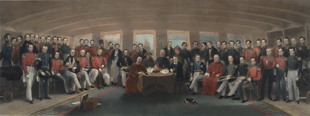 The Signing and Sealing of the Treaty of Nanking by Captain John Platt