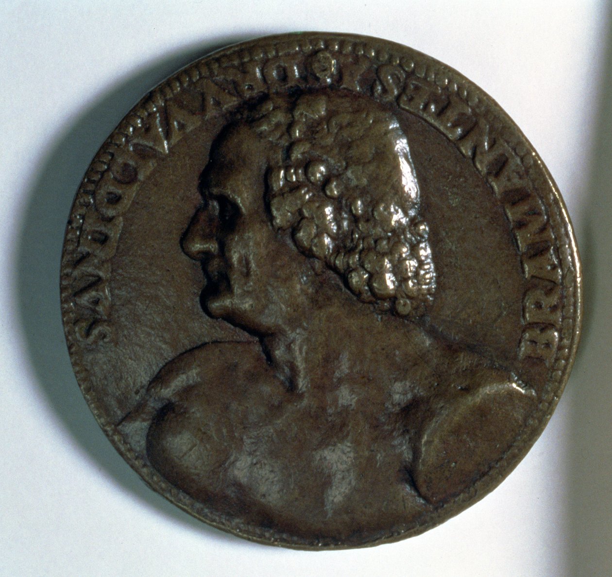 Portrait Medal of Bramante (1444-1514) by Caradosso