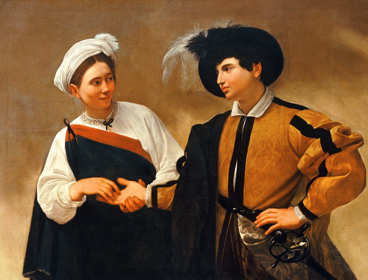 The Fortune Teller by Michelangelo Merisi Caravaggio