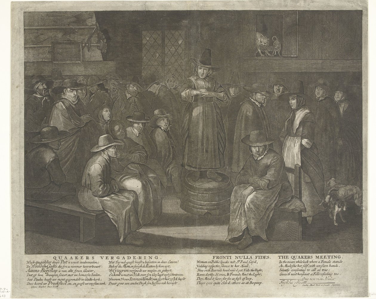 Quaker Meeting by Carel Allard