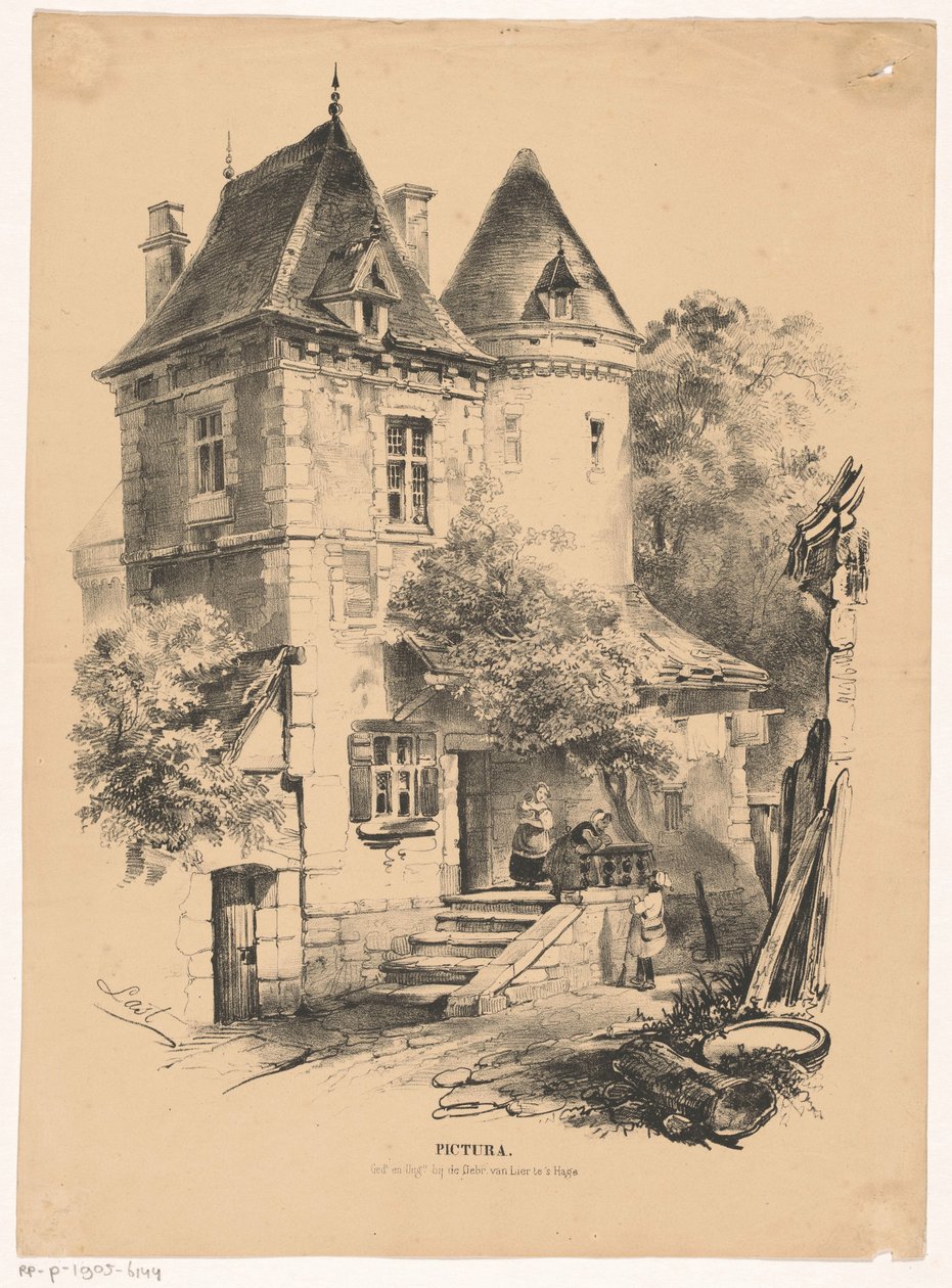 Service Entrance of a Castle or Mansion (Pictura) by Carel Christiaan Antony Last