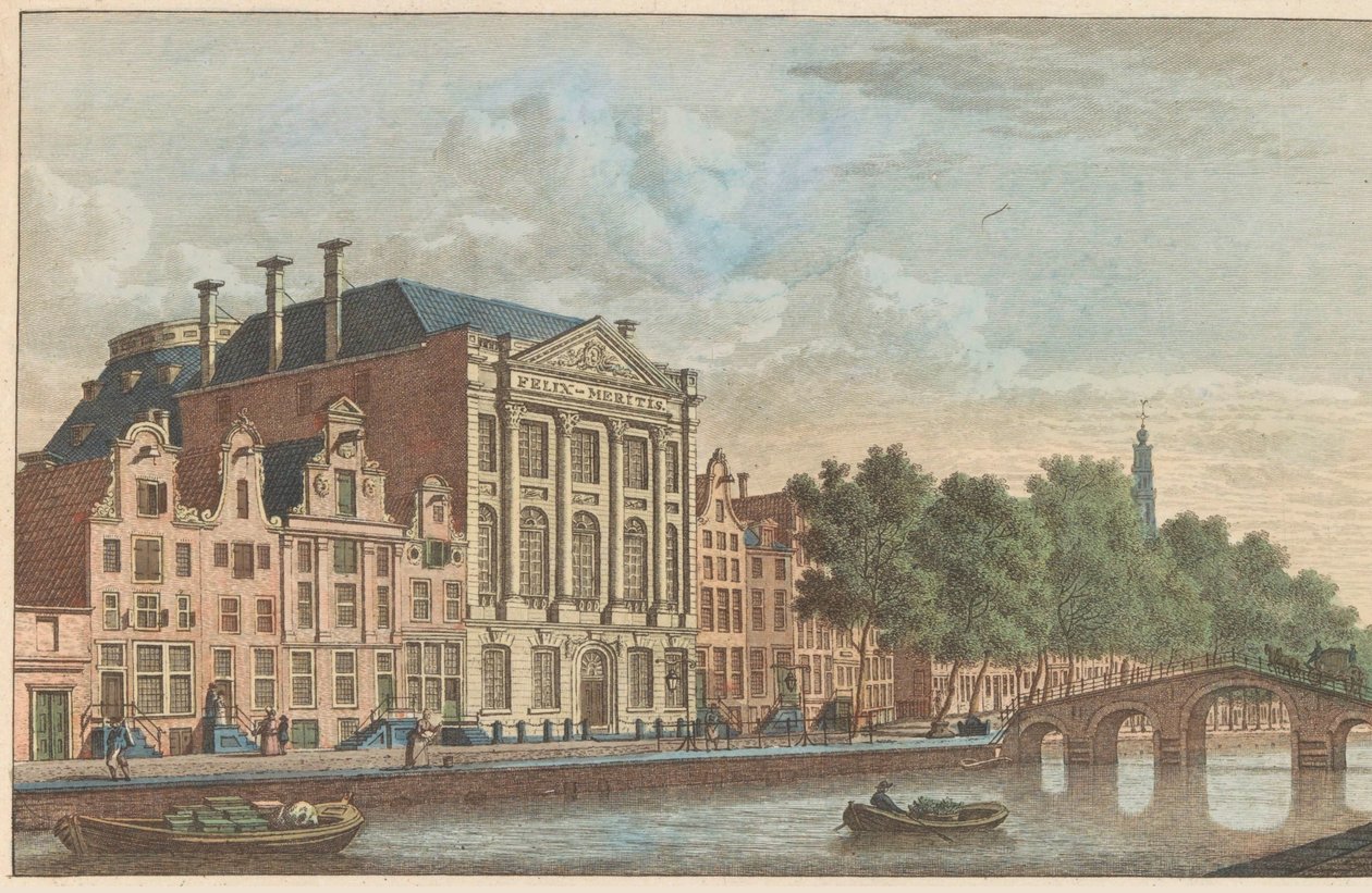 Building of Felix Meritis in Amsterdam, ca. 1790 by Carel Frederik Bendorp (I)
