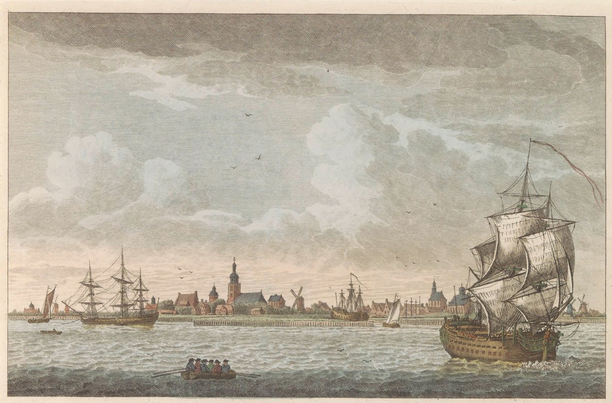 View of Hoorn, ca. 1790 by Carel Frederik Bendorp (I)