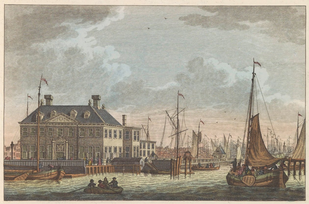View of the Nieuwe Stadsherberg, ca. 1790 by Carel Frederik Bendorp (I)