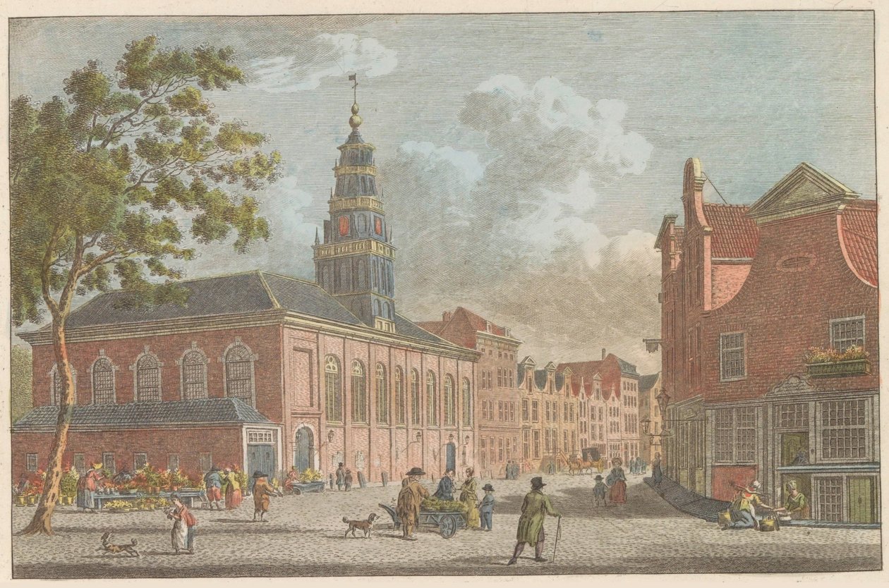 Walloon Church in Rotterdam, ca. 1790 by Carel Frederik Bendorp (I)