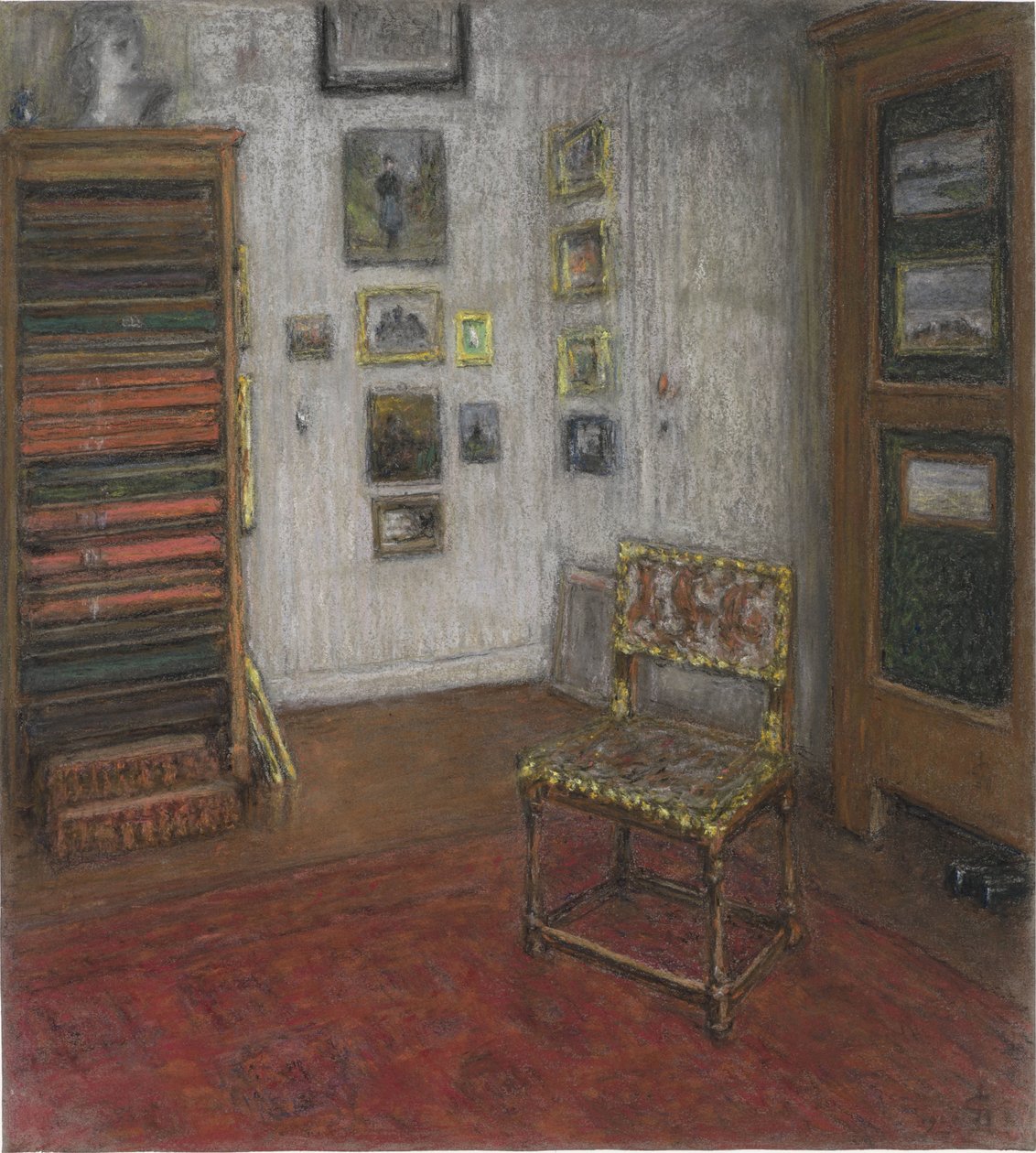 Studio Corner with Chair and Art Cabinet, The Hague, Nieuwe Schoolstraat 28 by Carel Nicolaas Storm van 