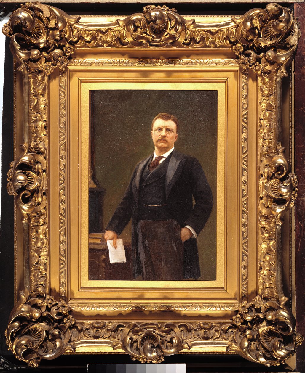 Theodore Roosevelt by Carl Ludwig Friedrich Becker