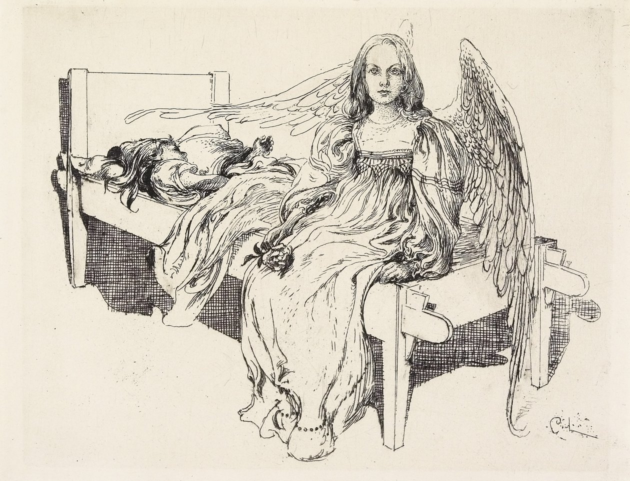The Guardian Angel, 1905 by Carl Larsson