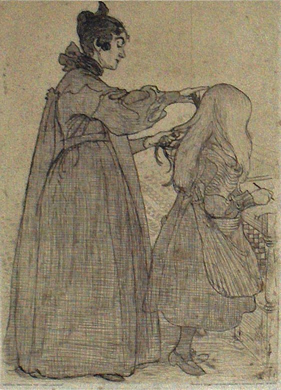 The Coiffure by Carl Larsson