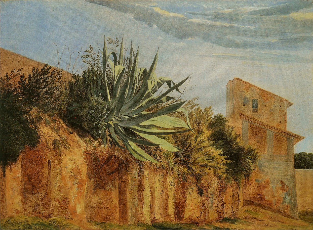 By the City Wall of Rome by Carl Wagner