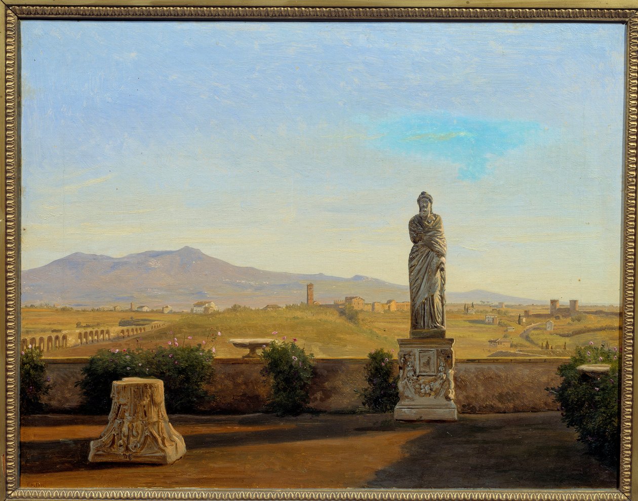 Panorama from Villa Mattei by Carl Christian Constantin Hansen