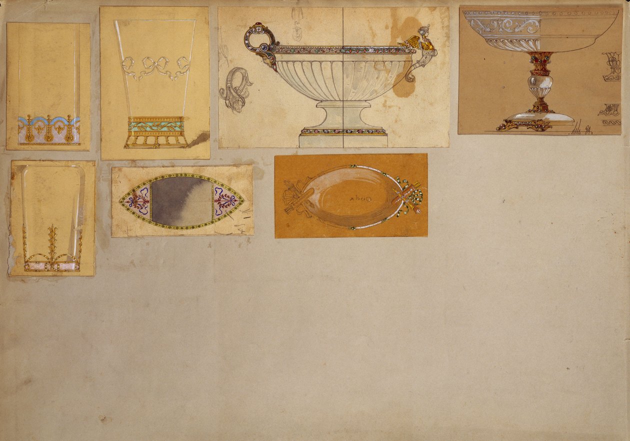 Selection of designs, House of Carl Faberge by Carl Fabergé