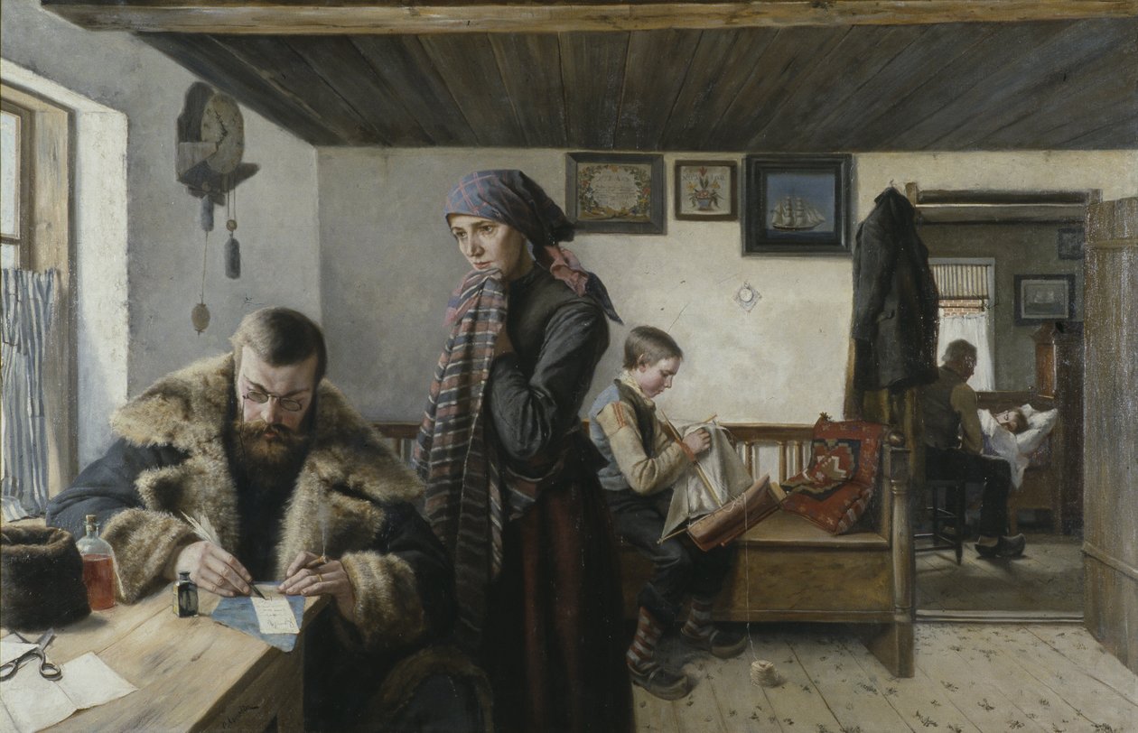Doctor Home Visit by Carl Aspelin