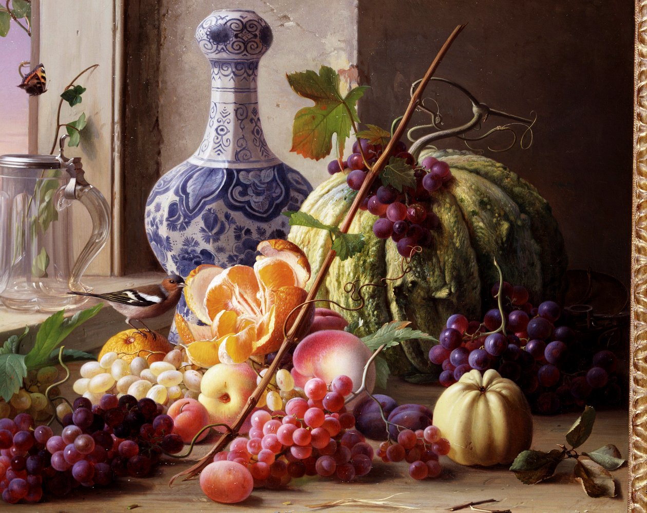 Still Life of Fruits by Carl Balsgaard