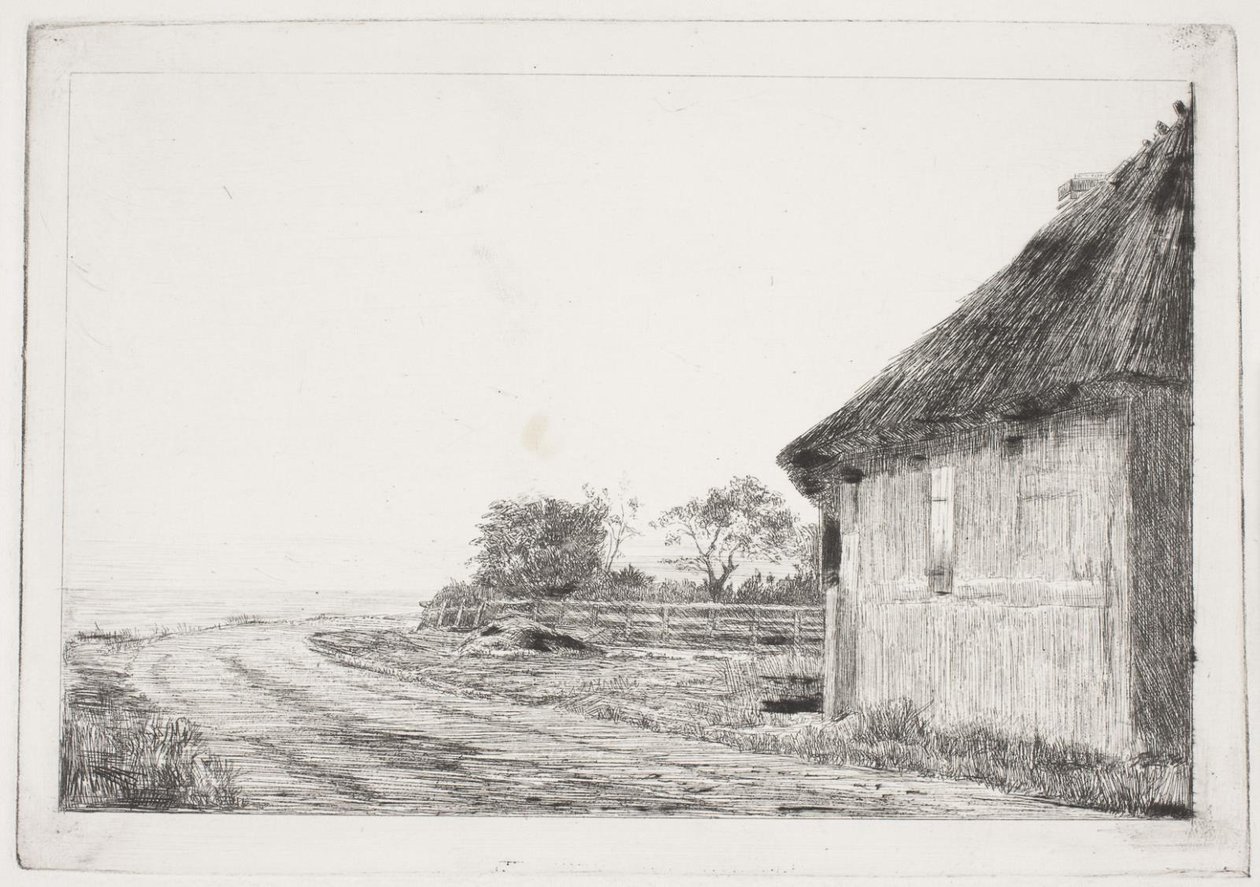 House and Garden by the Sea by Carl Bloch