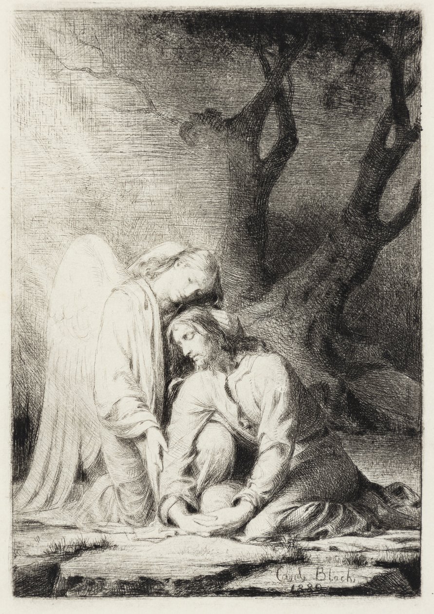 Christ in Gethsemane by Carl Bloch