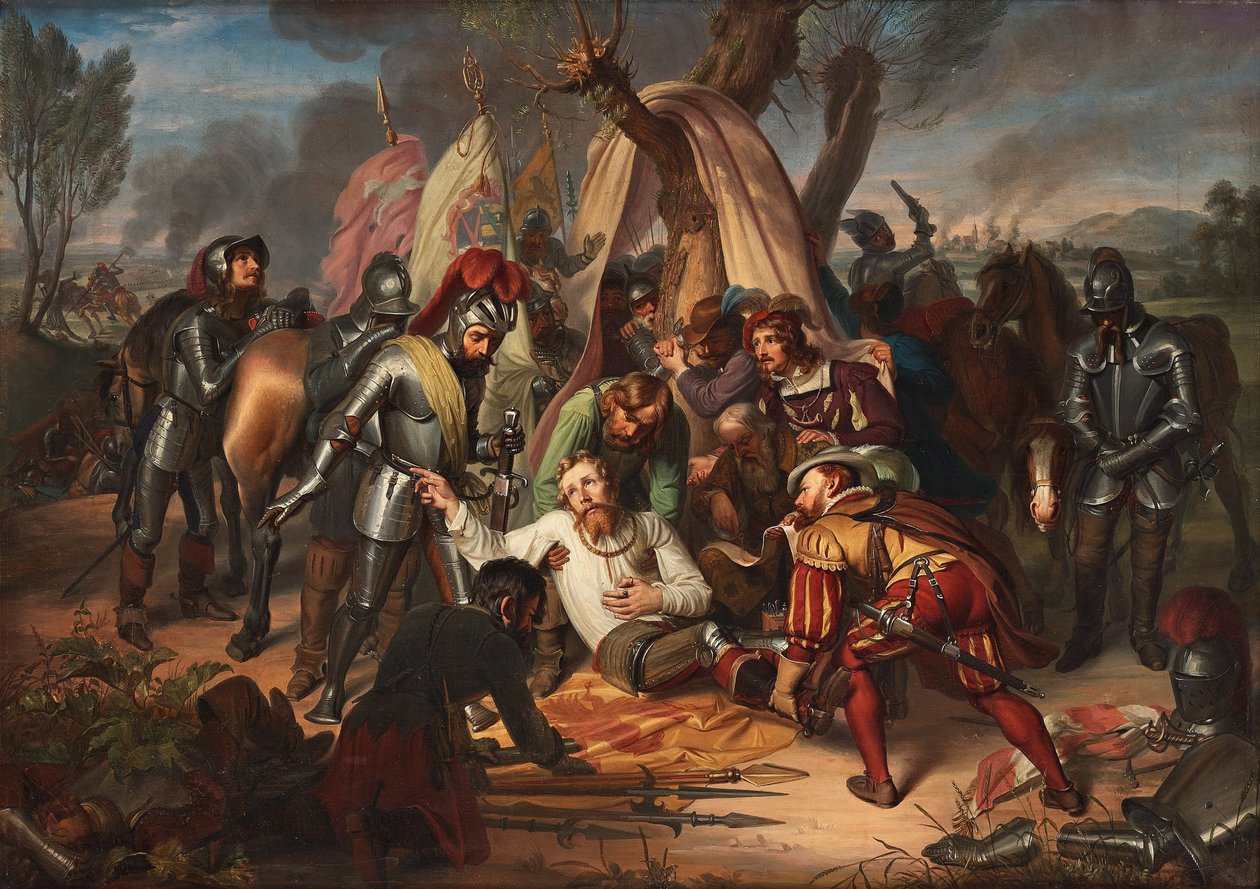 Maurice, Elector of Saxony at the Battle of Sievershausen, 1553 by Carl Christian Vogel von Vogelstein