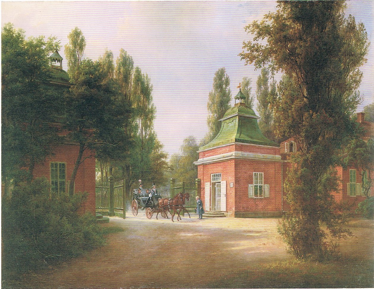 The Entrance to the New Garden (Potsdam) by Carl Daniel Freydanck