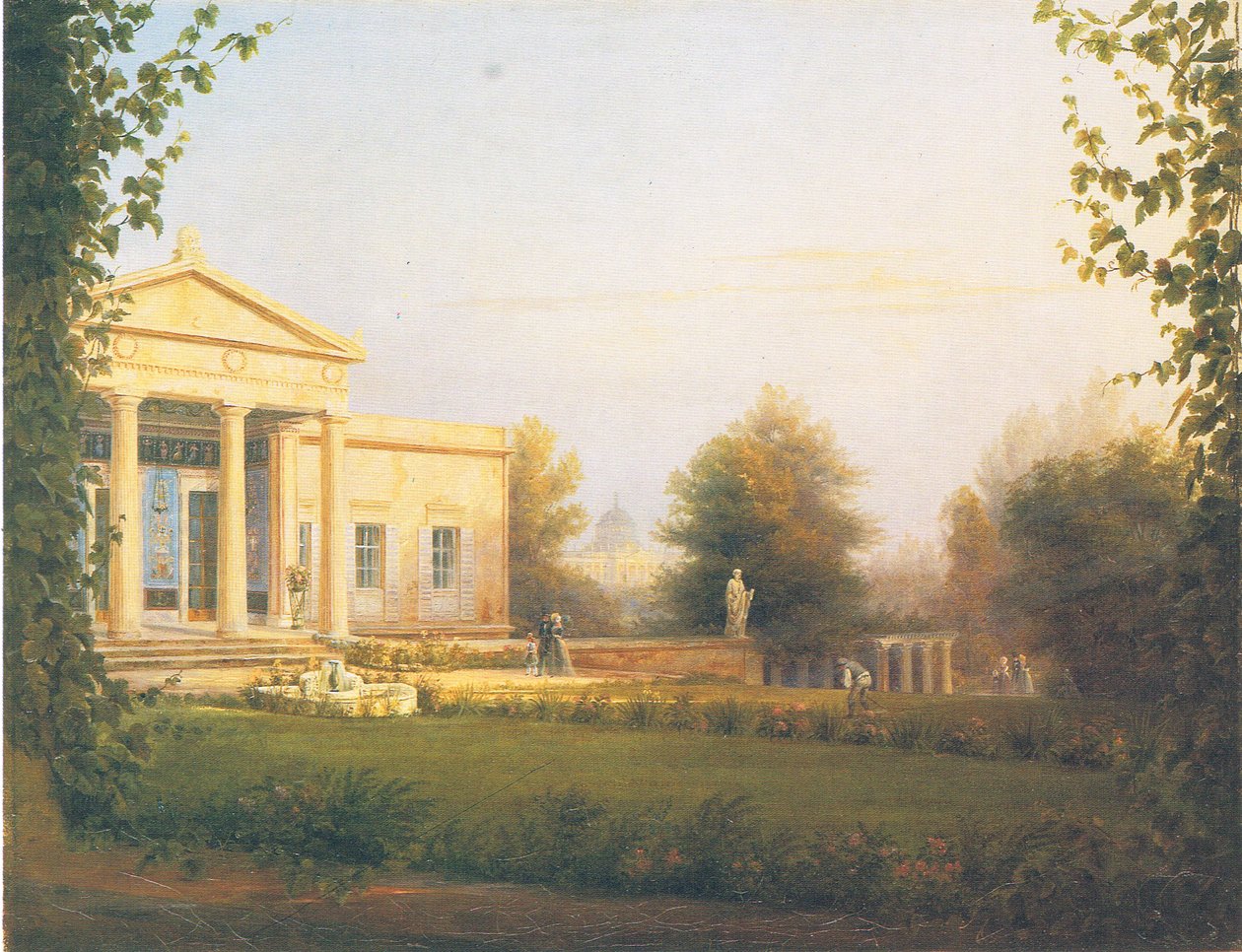 View from the Veranda of the Castle of Charlottenhof by Carl Daniel Freydanck