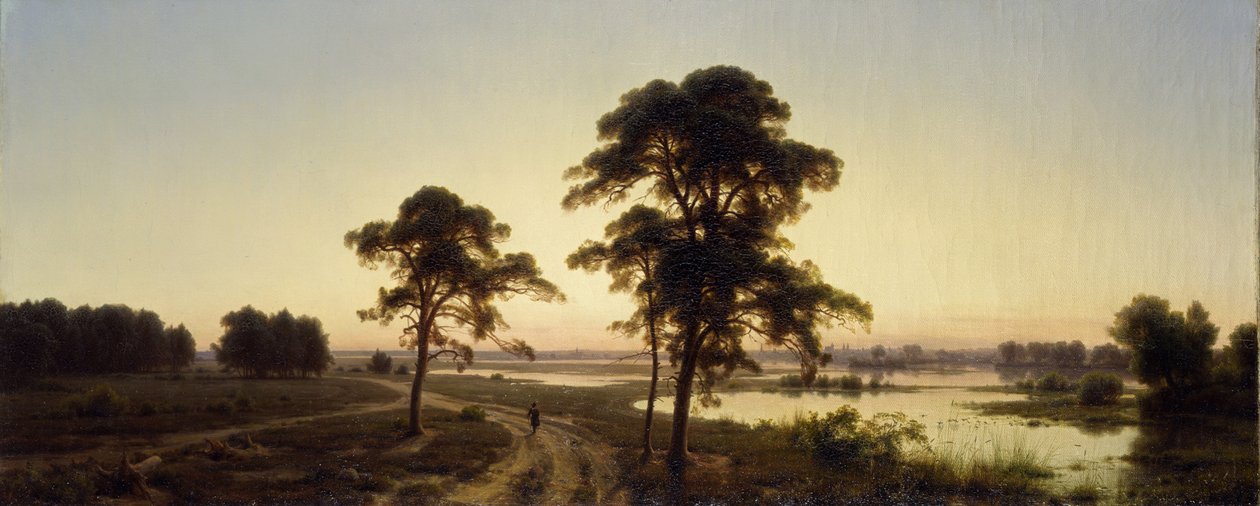 Silesian Landscape by Carl Friedrich Lessing
