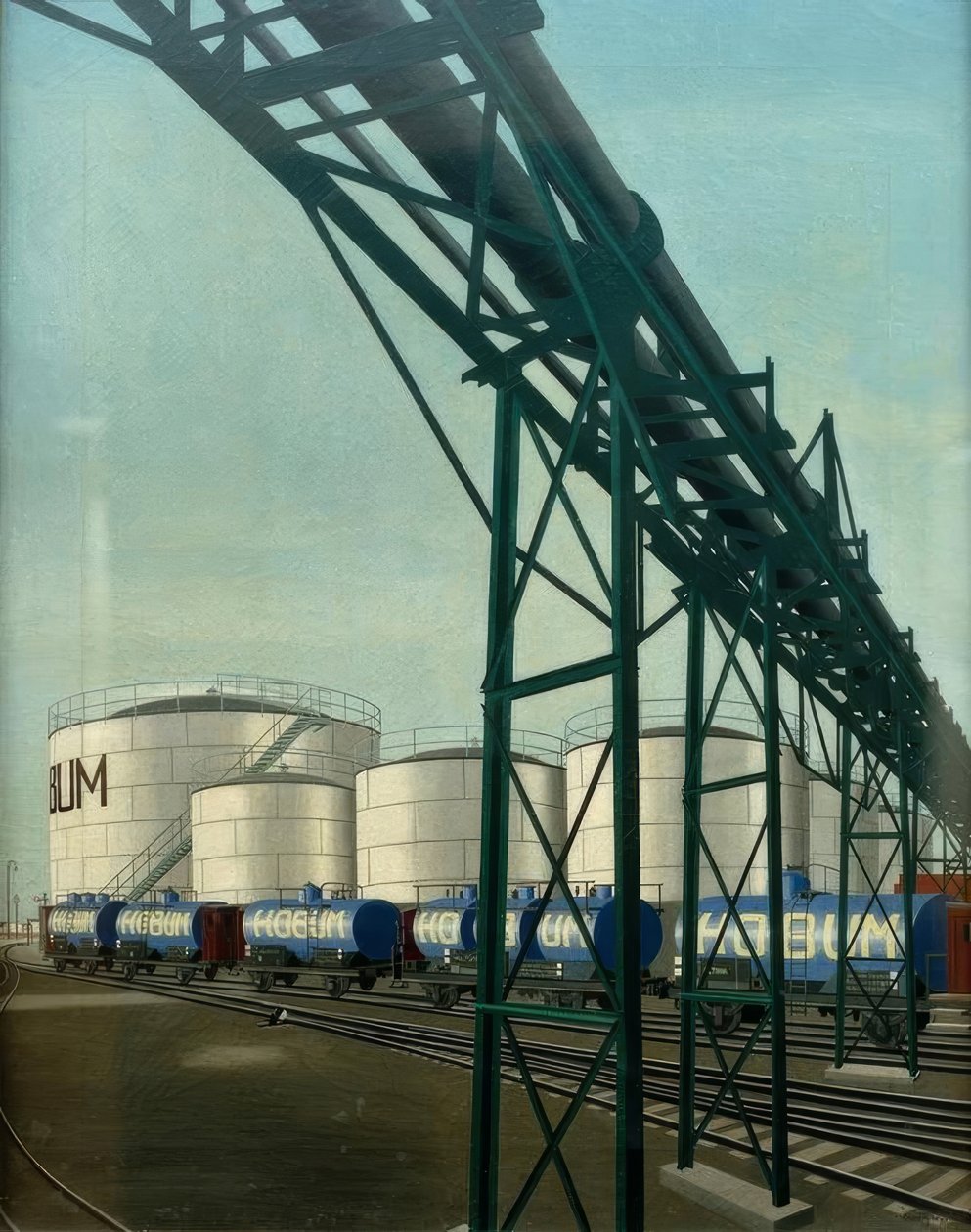 White Tanks (Hamburg Oil Works) by Carl Grossberg