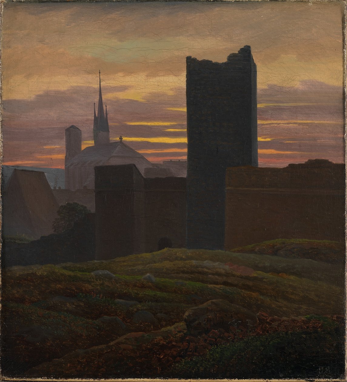 The Imperial Castle, Eger by Carl Gustav Carus