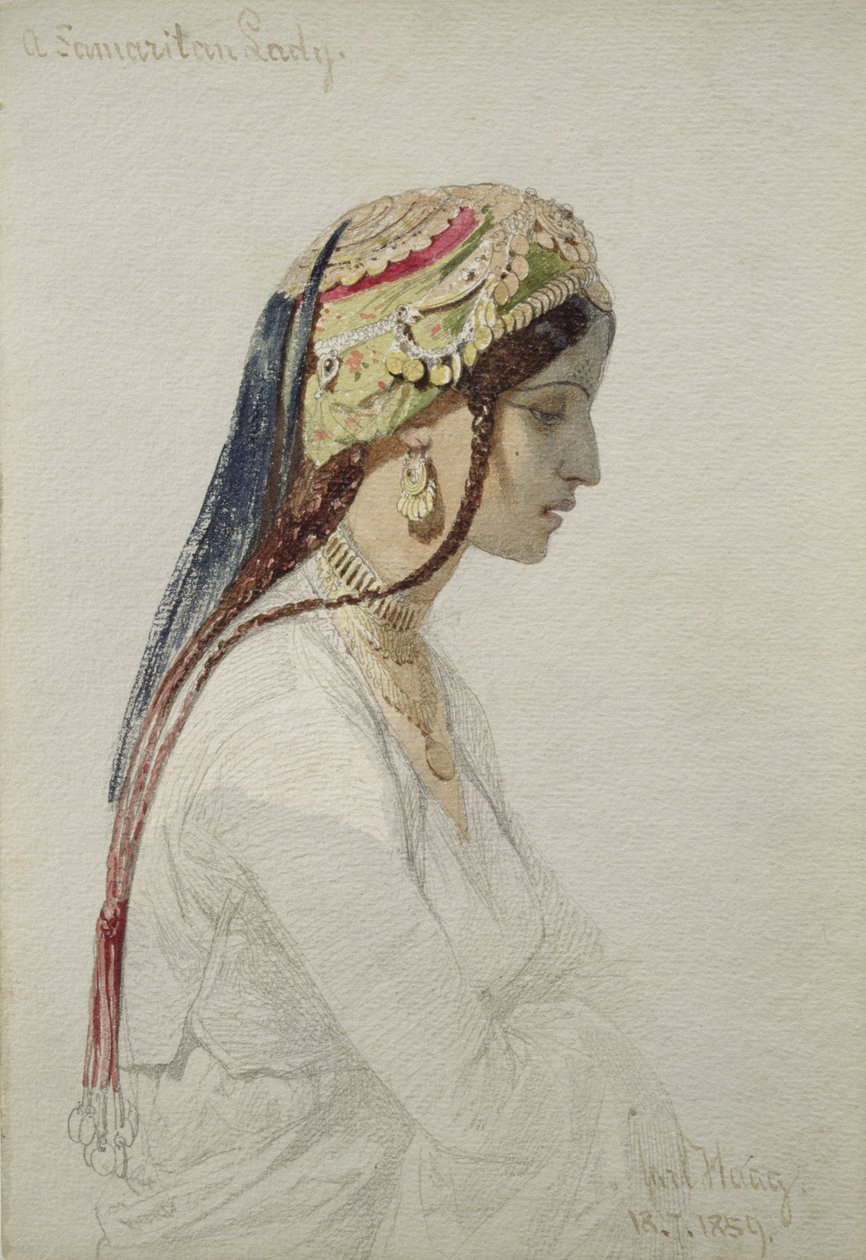 A Samaritan Lady, 1859 by Carl Haag