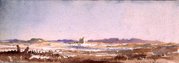 Near the Nile, a study from a sketch book by Carl Haag
