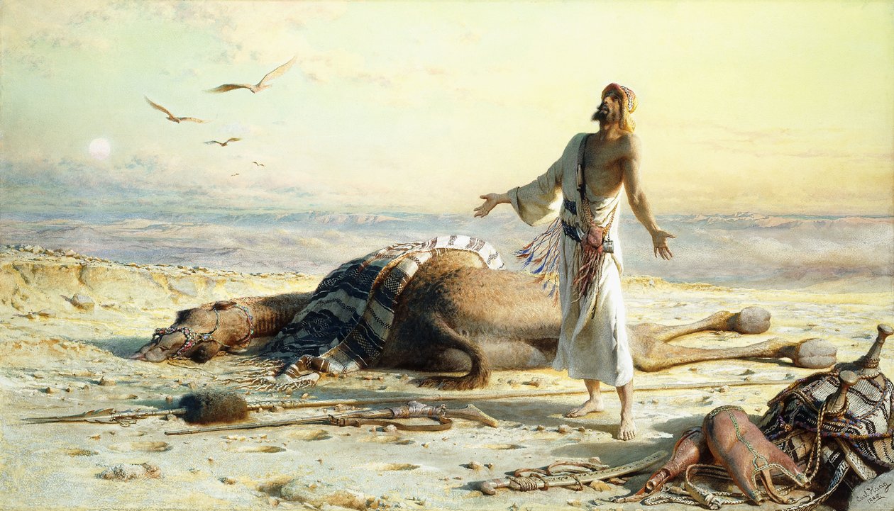 Shipwreck in the Desert by Carl Haag