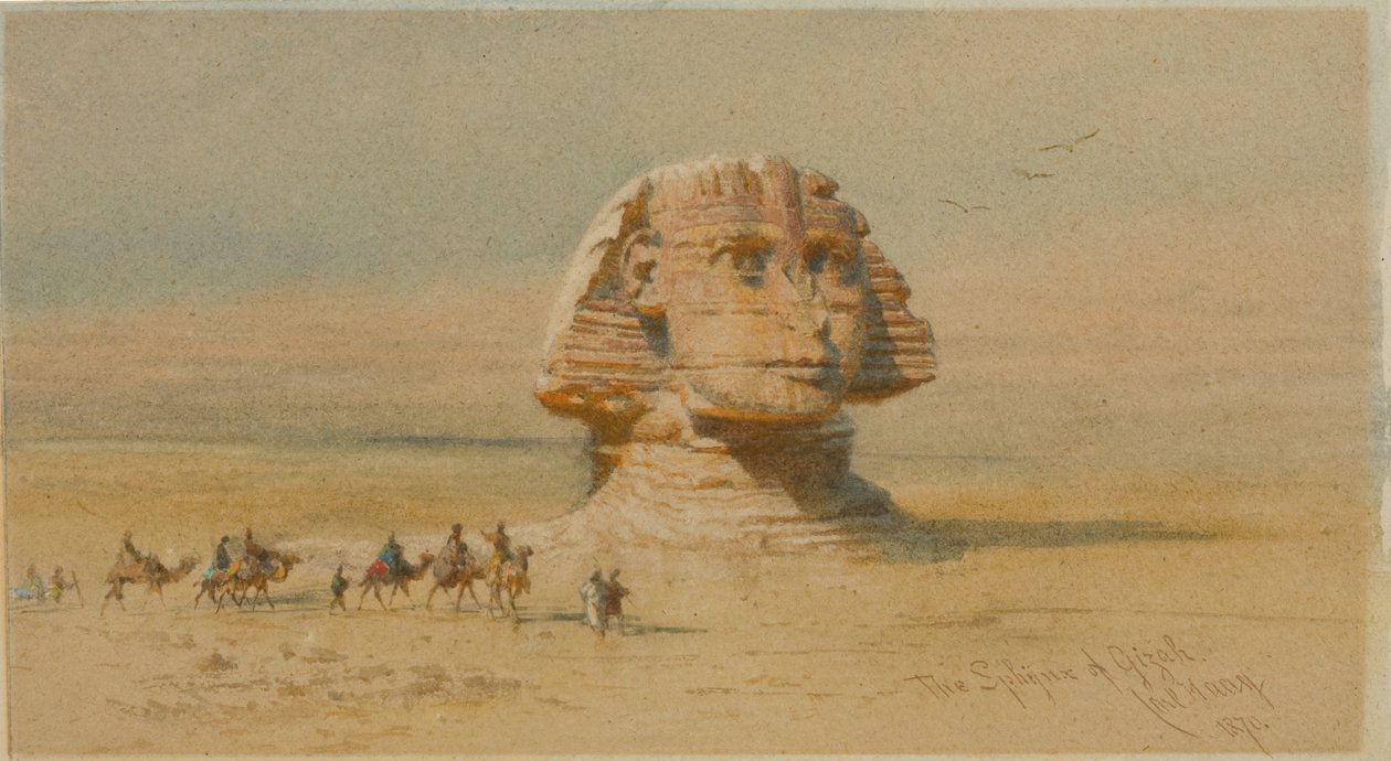 The Sphinx of Gizah by Carl Haag