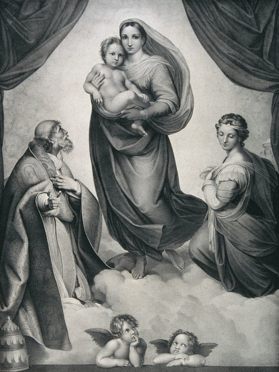 The Sistine Madonna by Carl Heindel