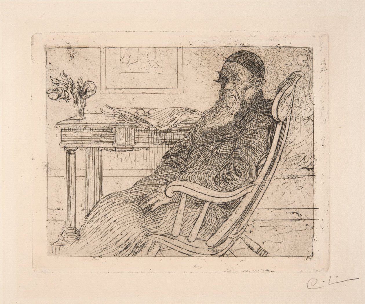 My Father Olof Larsson (1903) by Carl Larsson