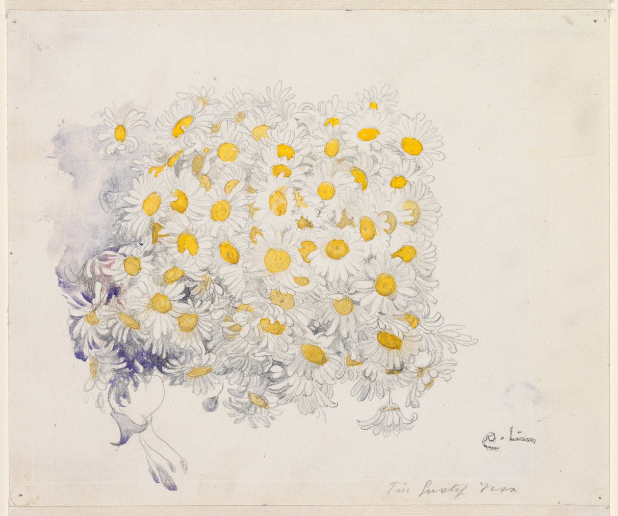 Oxeye Daisies by Carl Larsson