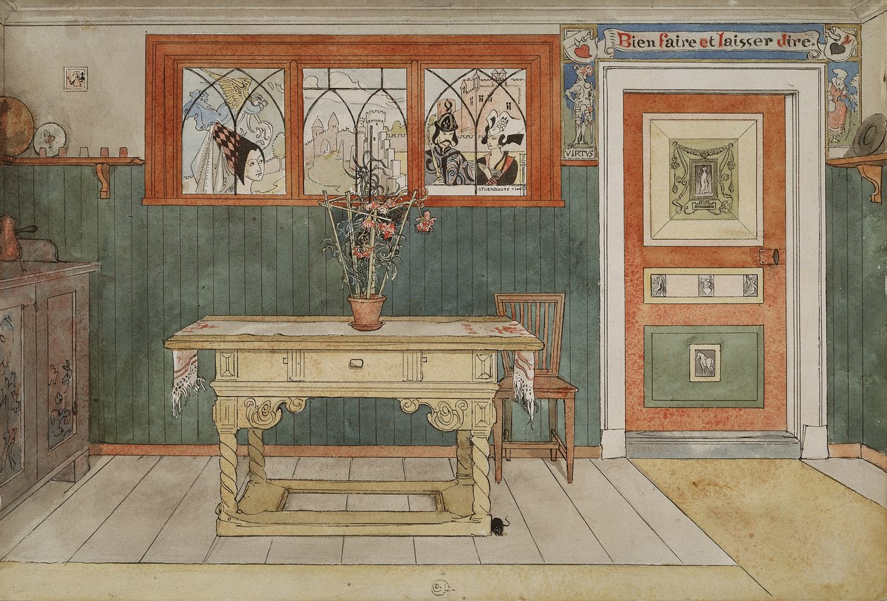 The Dining Room, from A Home series by Carl Larsson
