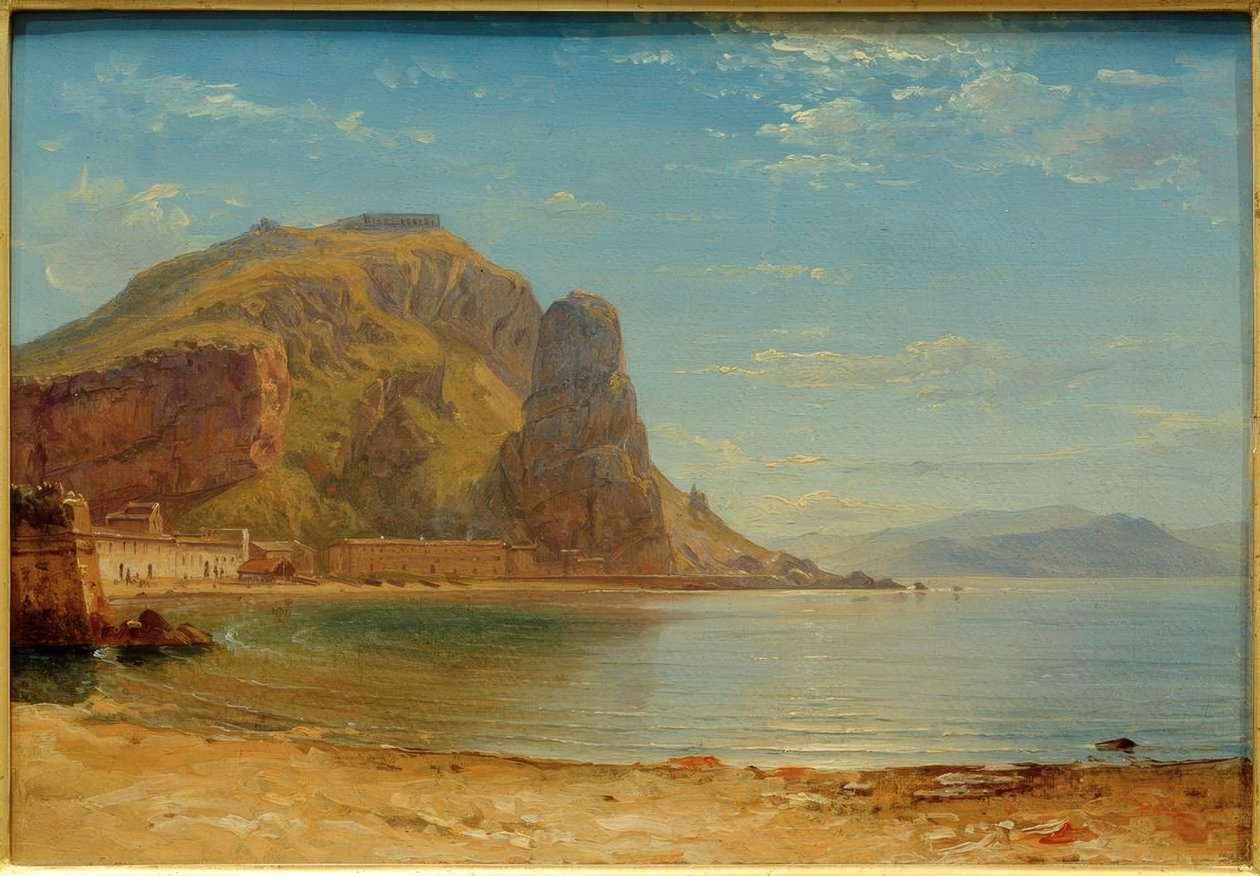 Terracina with the Fish Rocks by Carl Morgenstern