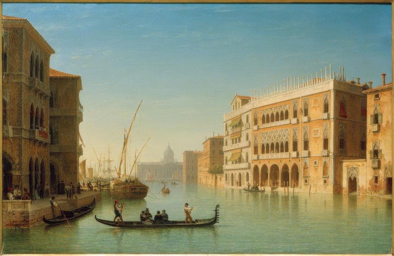 Venice, Grand Canal by Carl Morgenstern
