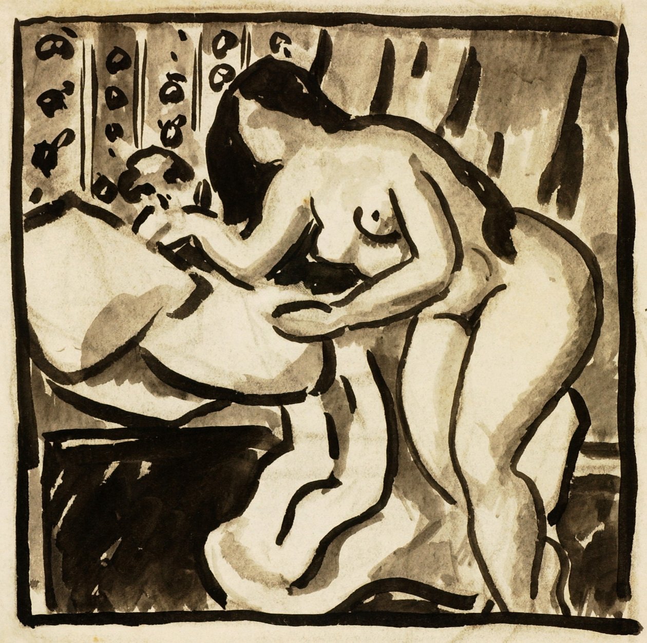 Female Nude by Carl Newman