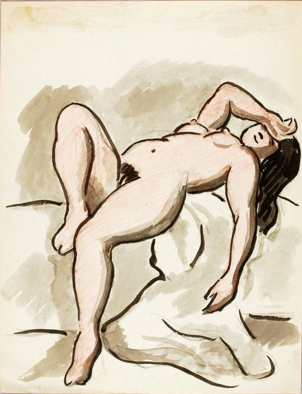 Reclining Nude by Carl Newman
