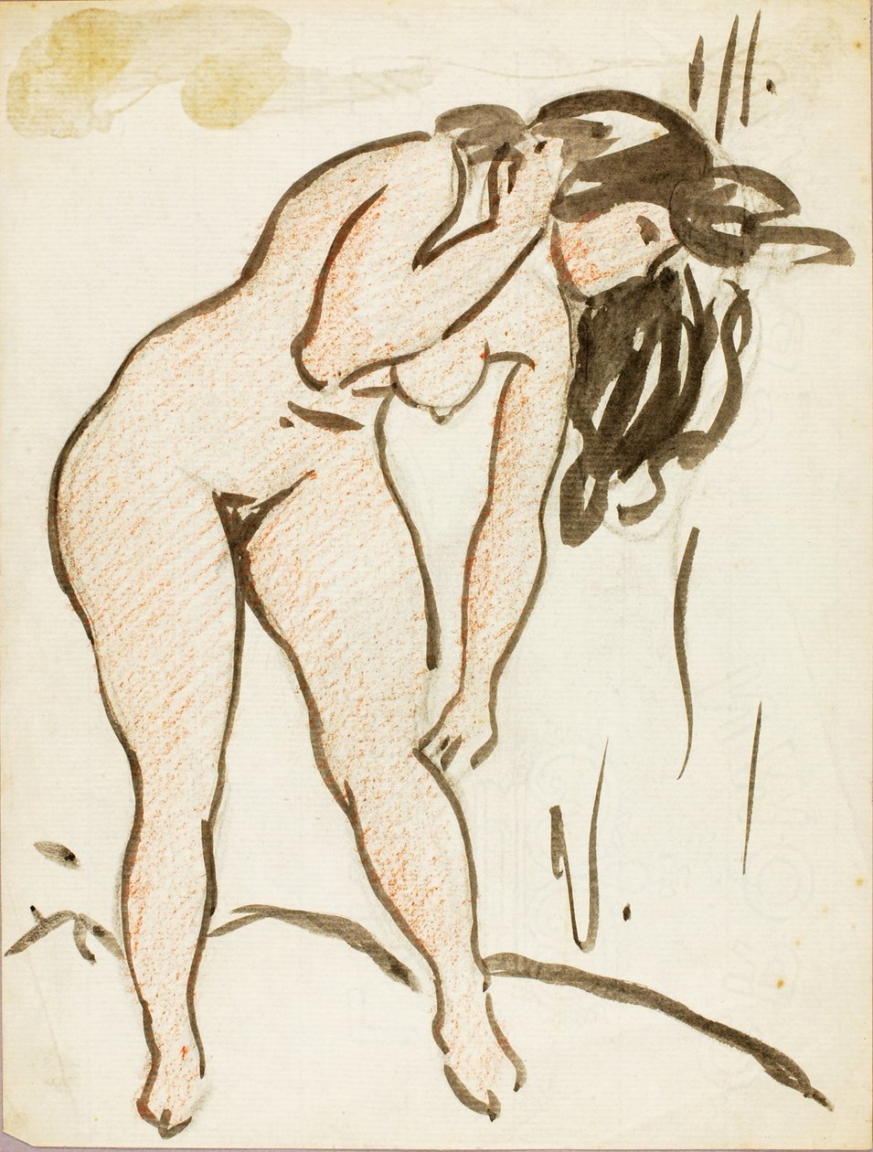 Standing Nude by Carl Newman