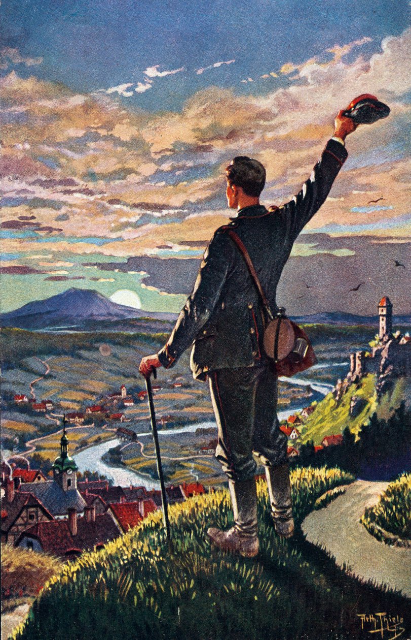 The Return of the Soldier to Home by Carl Robert Arthur Thiele