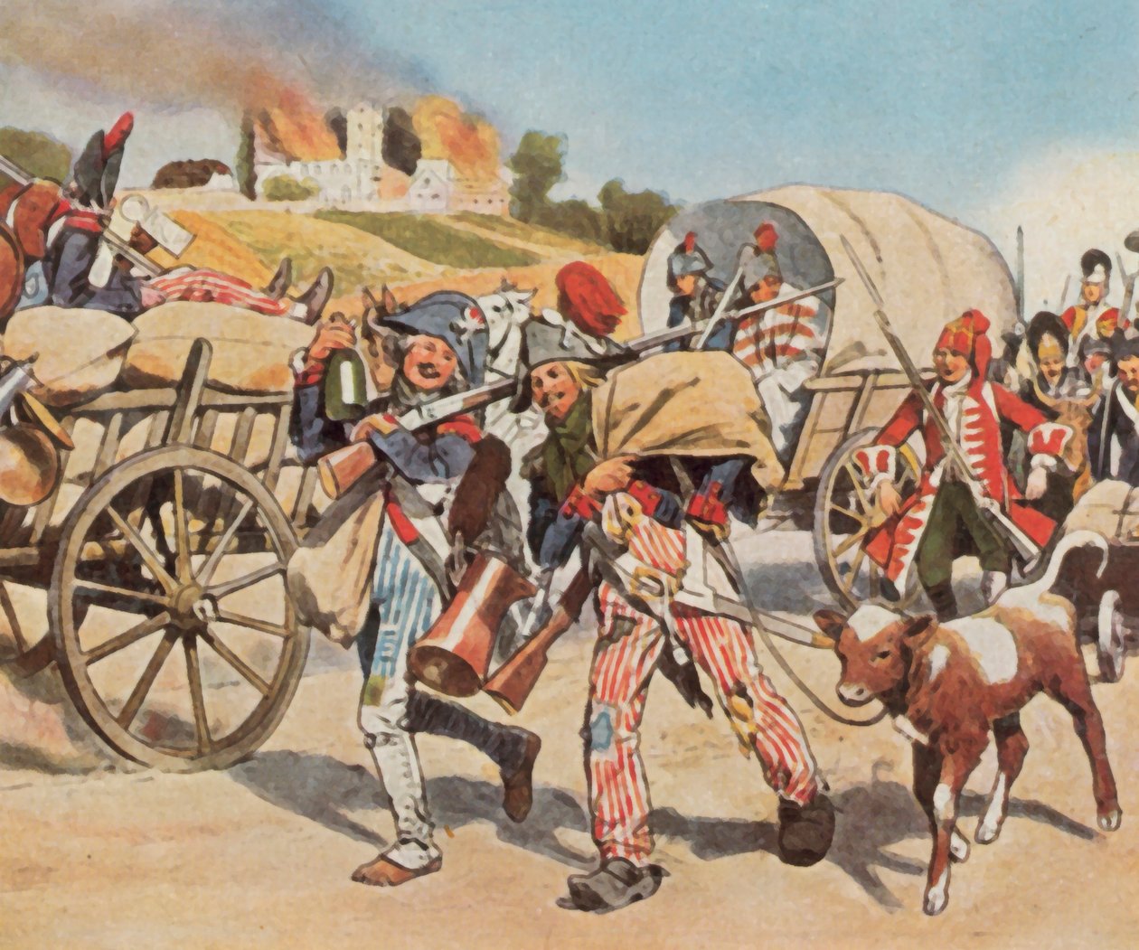 French Revolutionary Soldiers in the Palatinate by Carl Rochling