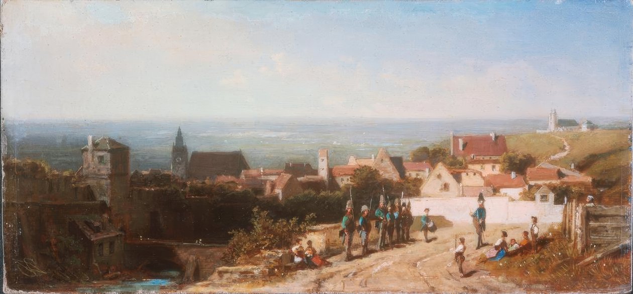 Old Little Town by Carl Spitzweg