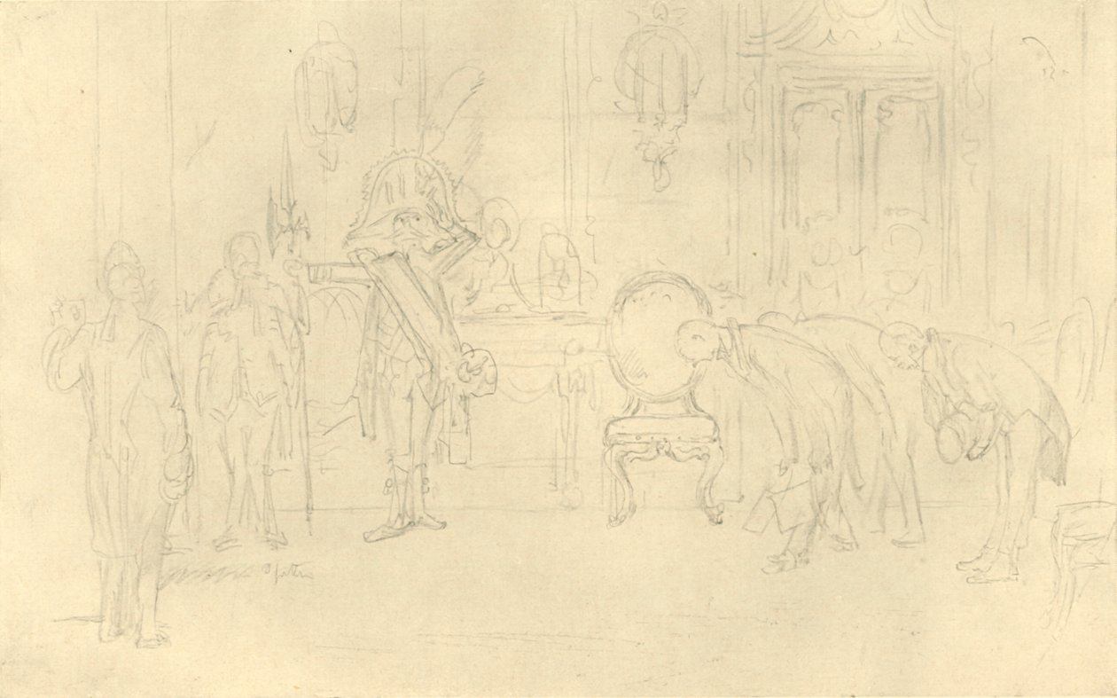 In the Antechamber of His Highness by Carl Spitzweg