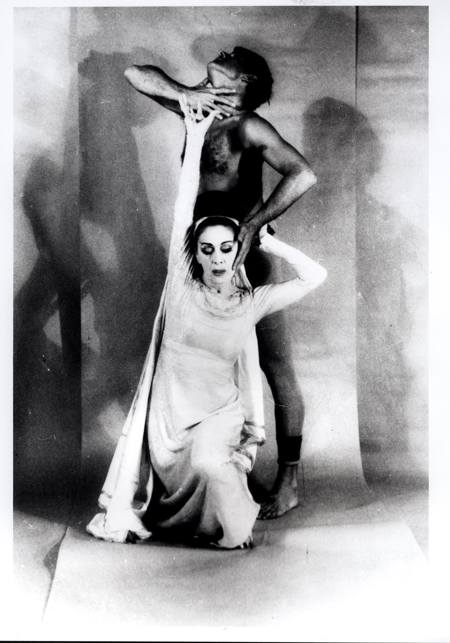 Martha Graham (1894-1991) and Bertram Ross (1920-2003) in 